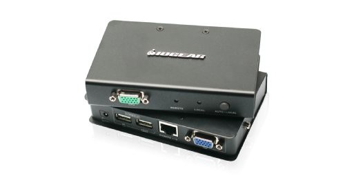 IO Gear GCE500U KVM Console Extender USB VGA Rack-Mountable