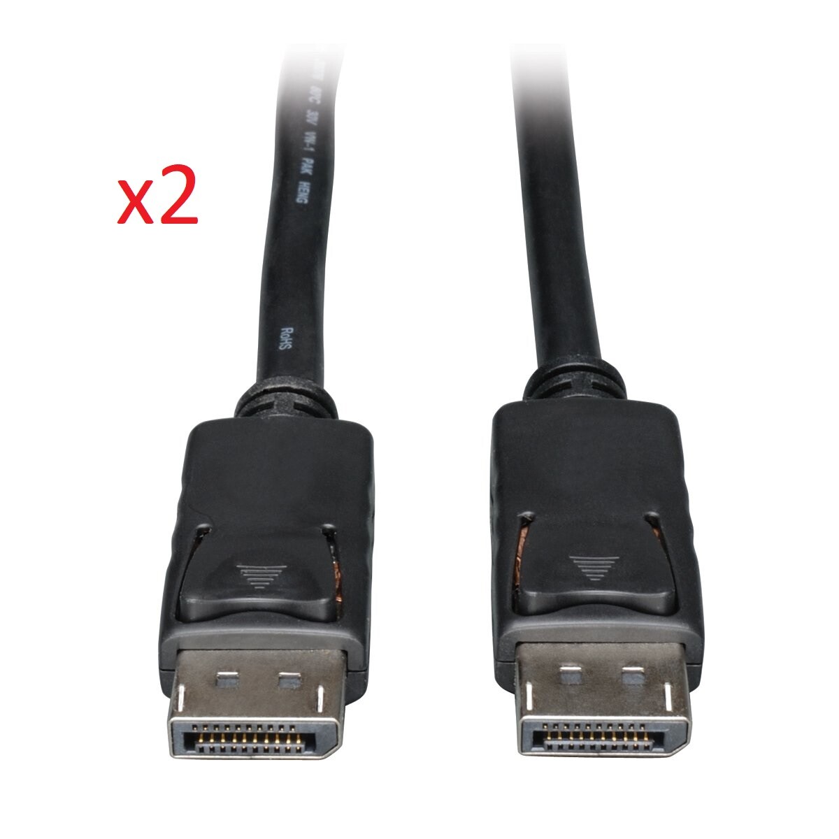 2 Tripp Lite Display Port Cable Male to Male 10 Ft. P580-010