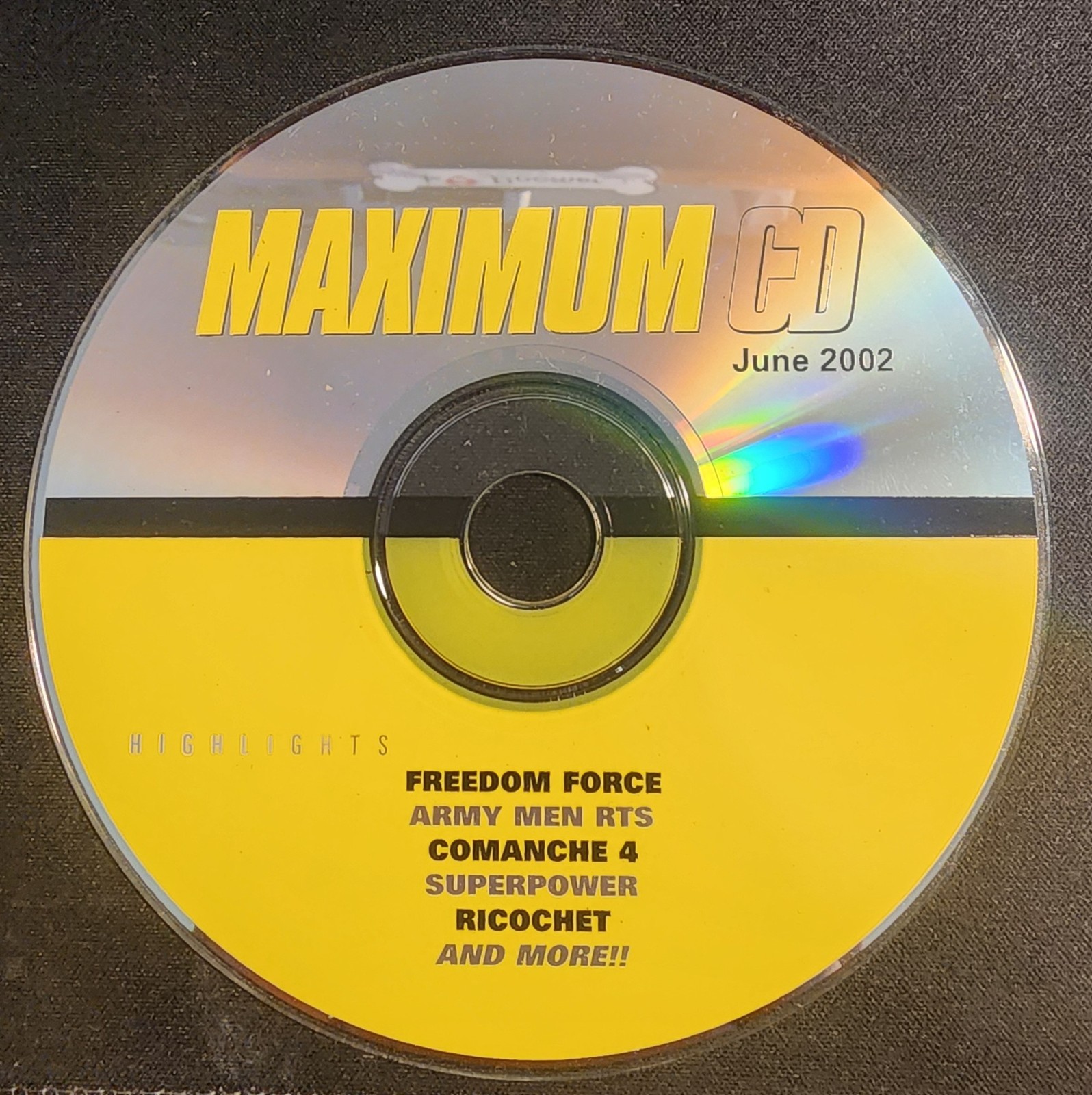 Vintage Maximum CD Games Sampler Disc June 2002