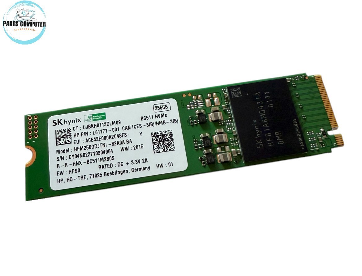 L61177-001 - SK Hynix 256GB Pcie 3.0 m.2 2280 Solid State HFM256GDJTNI-82A0A
