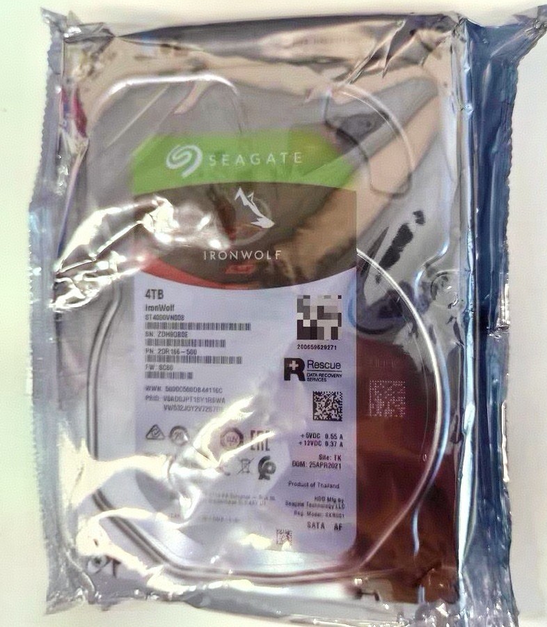 for Seagate IronWolf 4TB ST4000VN008 NAS 64MB SATA 3.5" HDD Hard Disk Drive