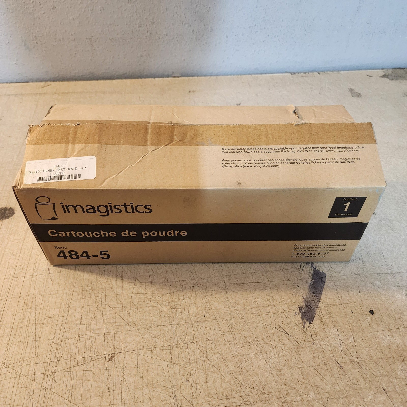 Imagistics 484-5 Black Toner Cartridge Genuine New Open Box 