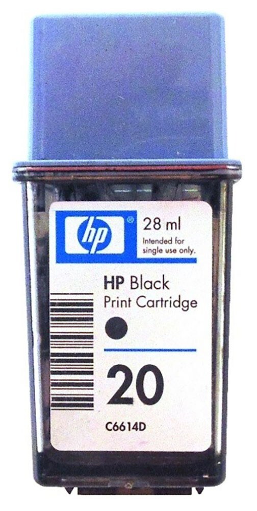 HP 20/C6614D Black Ink Cartridge for DeskJet 610/612/840