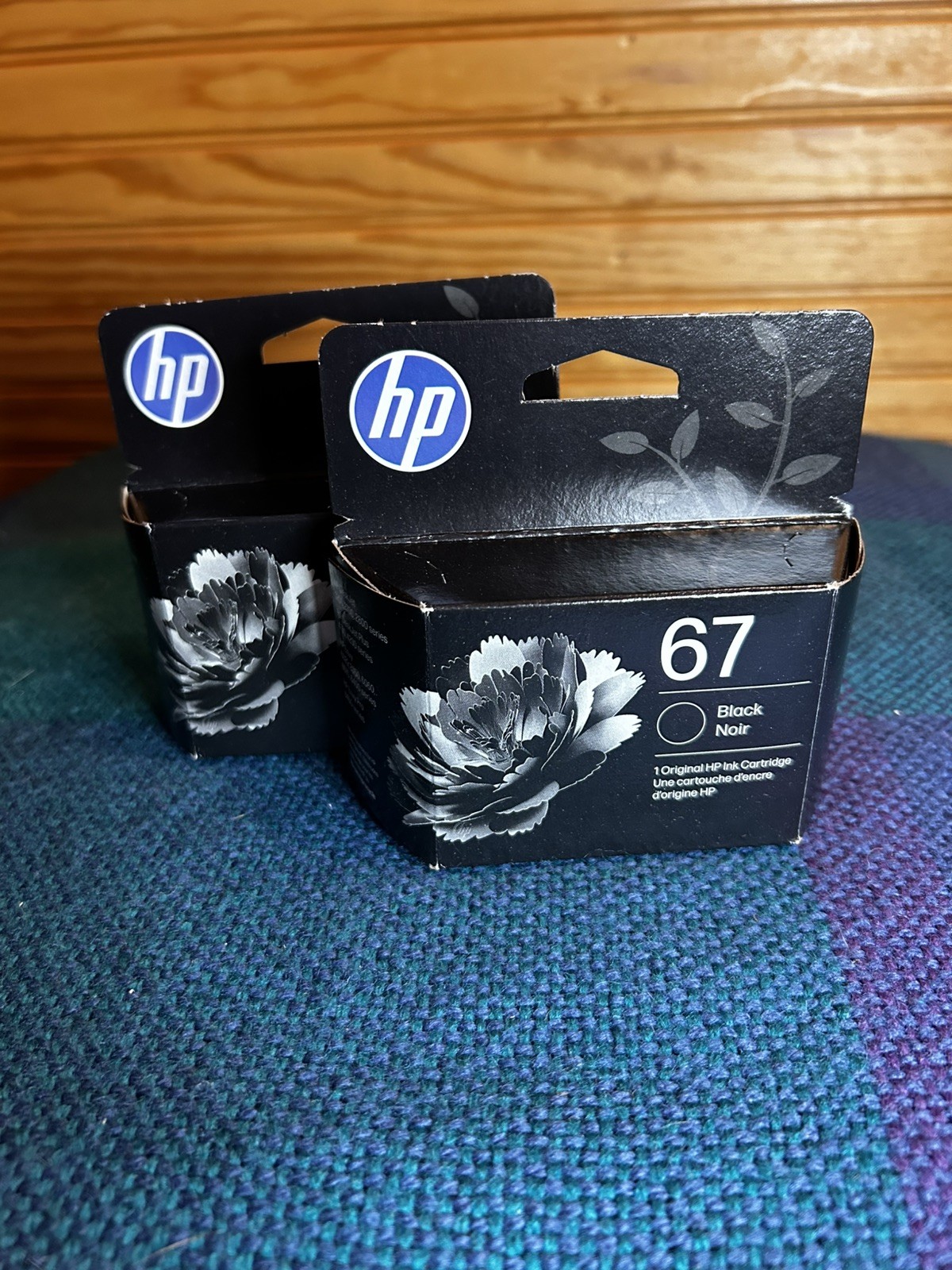 HP OEM Genuine Original 67 2-Pack Bundle Black Ink Cartridges NEW Exp. 2027