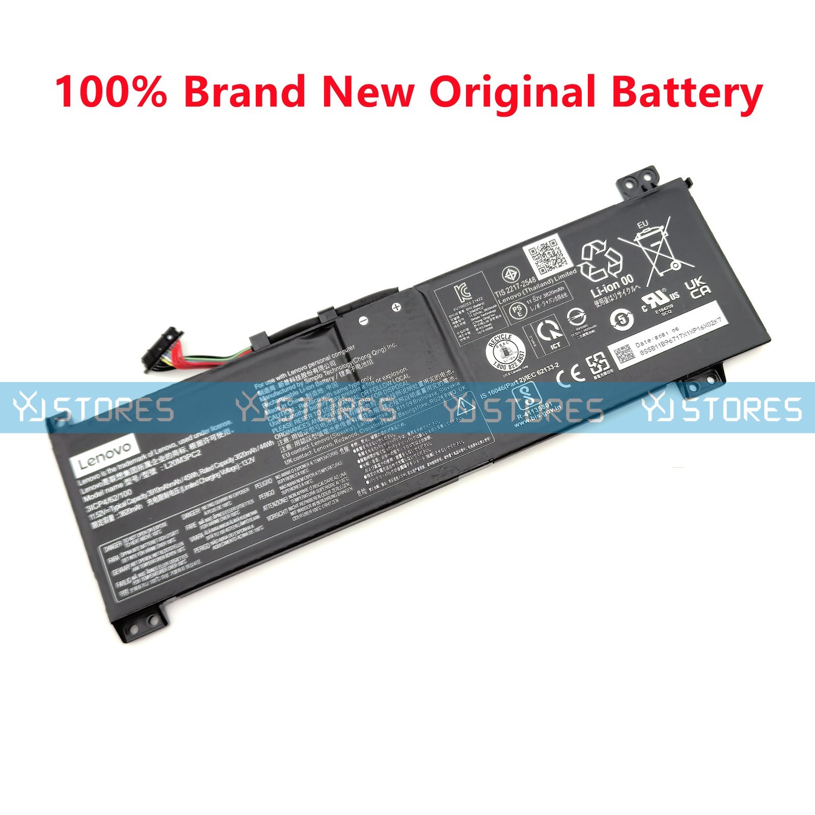 Genuine L20C3PC2 L20D3PC2 L20L3PC2 Battery for Lenovo IdeaPad Gaming 3-15IHU6