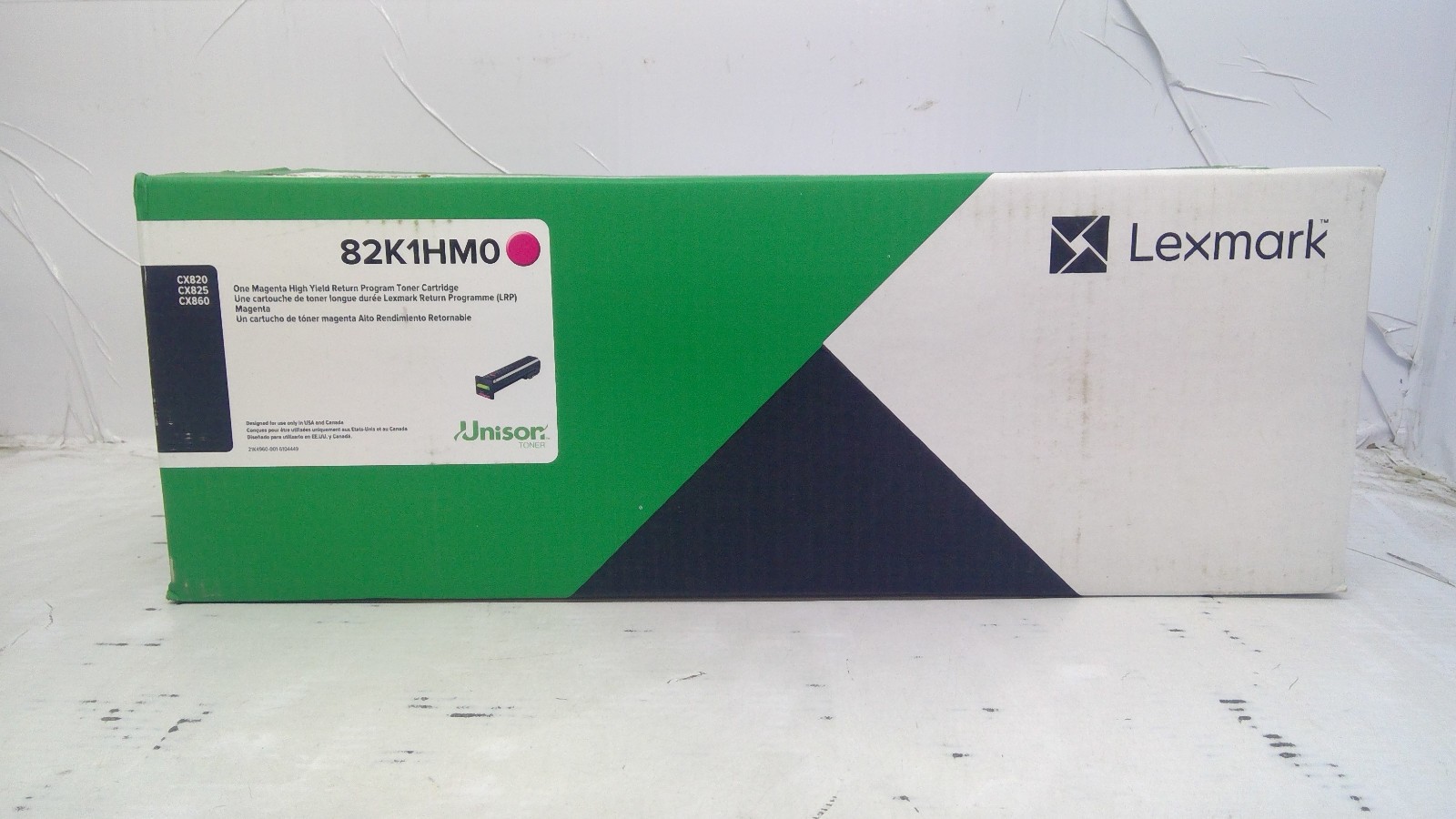 Genuine Lexmark CX820/CX860 Magenta High Yield Return Program Toner 82K1HM0