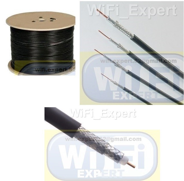 RFC100 RFC195 RFC240 RFC400 LOW LOSS FLEX COAX RF BARE CABLE NO CONECTRS USA