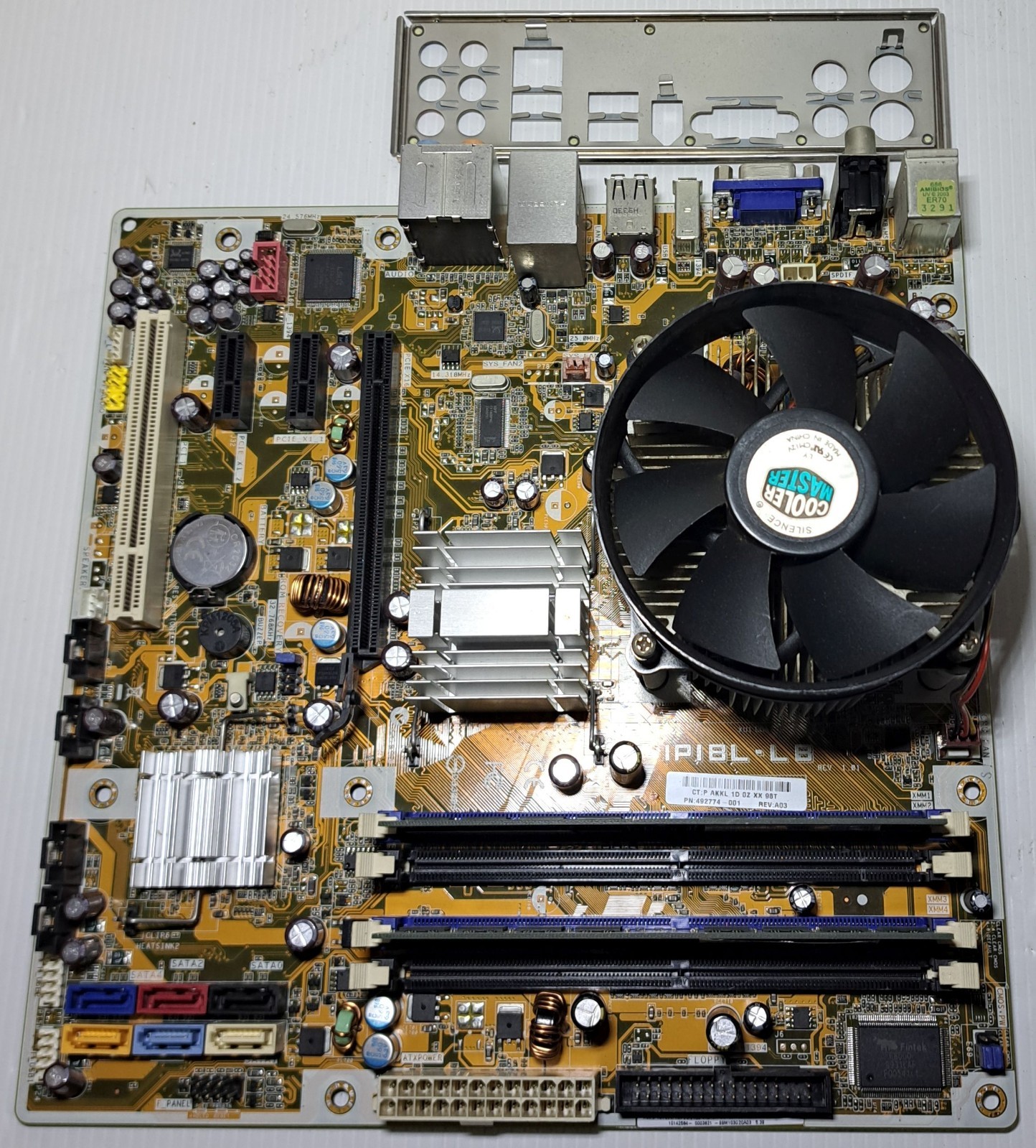 HP 492774-001 Pegatron IPIBL-LB Motherboard with Intel CPU and Ram