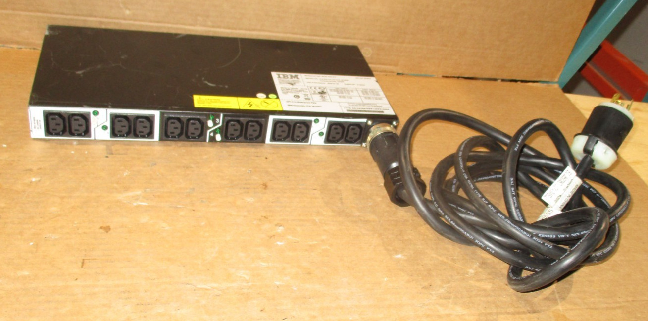 IBM 9306-RTP DPI Universal Rack PDU P/N 39Y8925 39Y8918