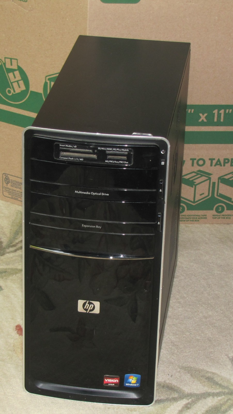 HP Pavilion P6000 AMD Athlon II X2 CPU 3.5GHZ 8GB 750GB Windows 10 Pro Wi-Fi PC