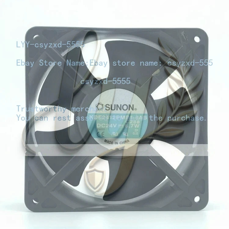 SUNON KDE2412PMB1-6AB DC 24V 6.7W 12038 120mm inverter cooling fan
