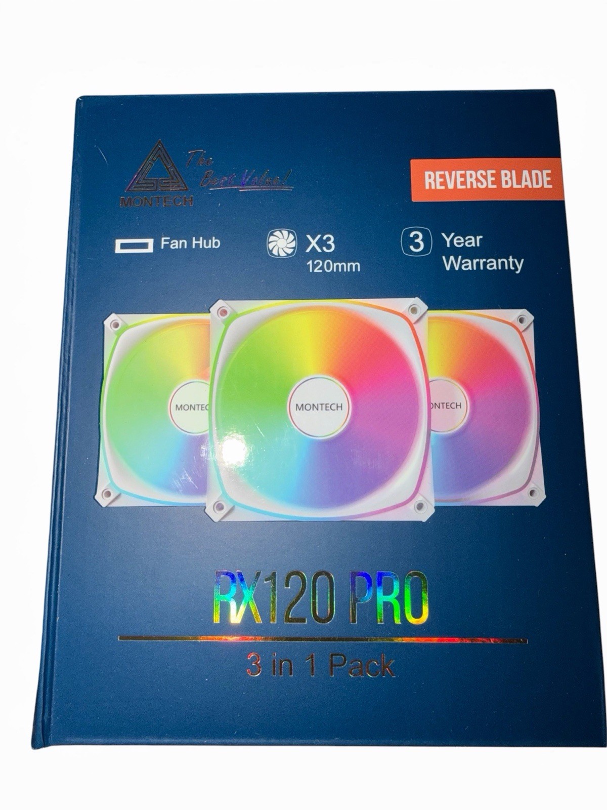 Montech RX120 PRO Reverse Blade 3 Pack