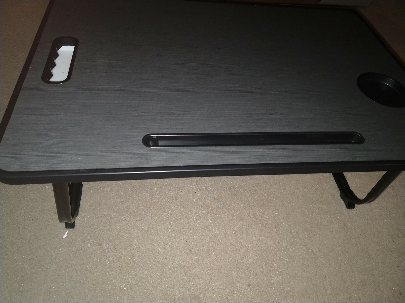  LAPTOP BED TABLE with storage by BAODAN, extra large surface