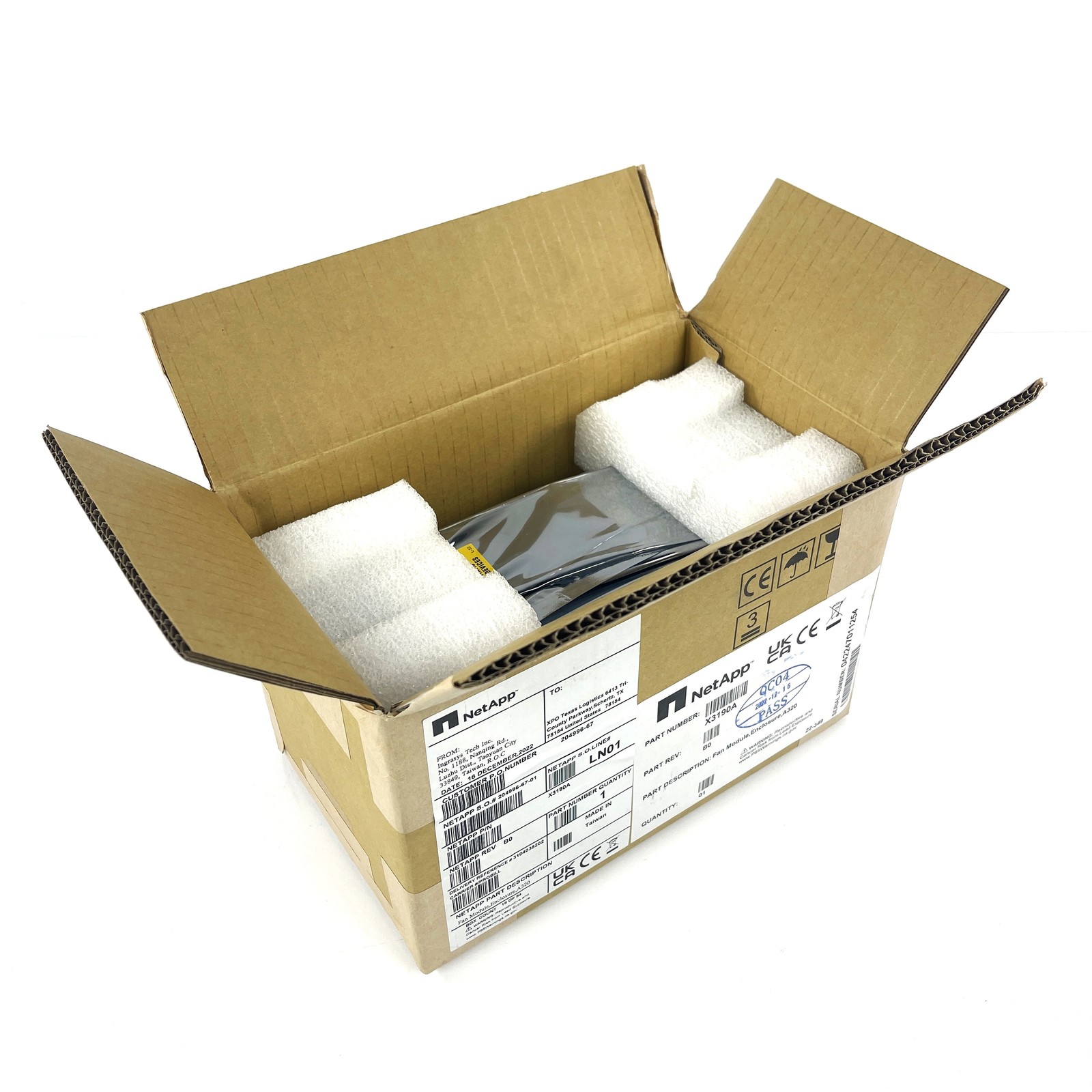 NetApp X3190A Hot Swappable Fan Module 441-00074 for NetApp AFFA400 FAS8300