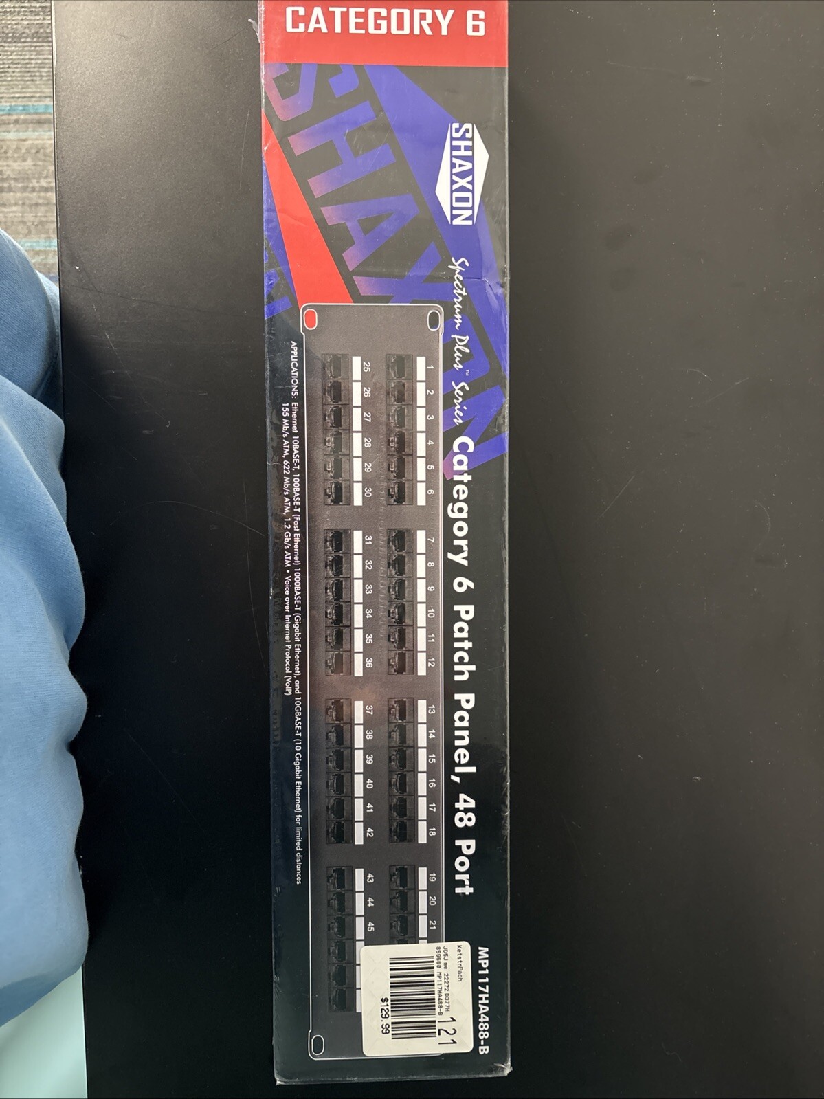 Shaxon Spectrum Plus Series Category 6 Patch Panel 48 Port