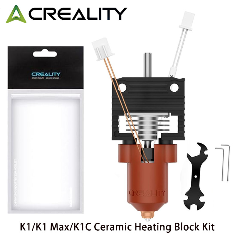 Creality K1/K1 Max/K1C Ceramic Heating Block Kit,Support 300°C High Temperature