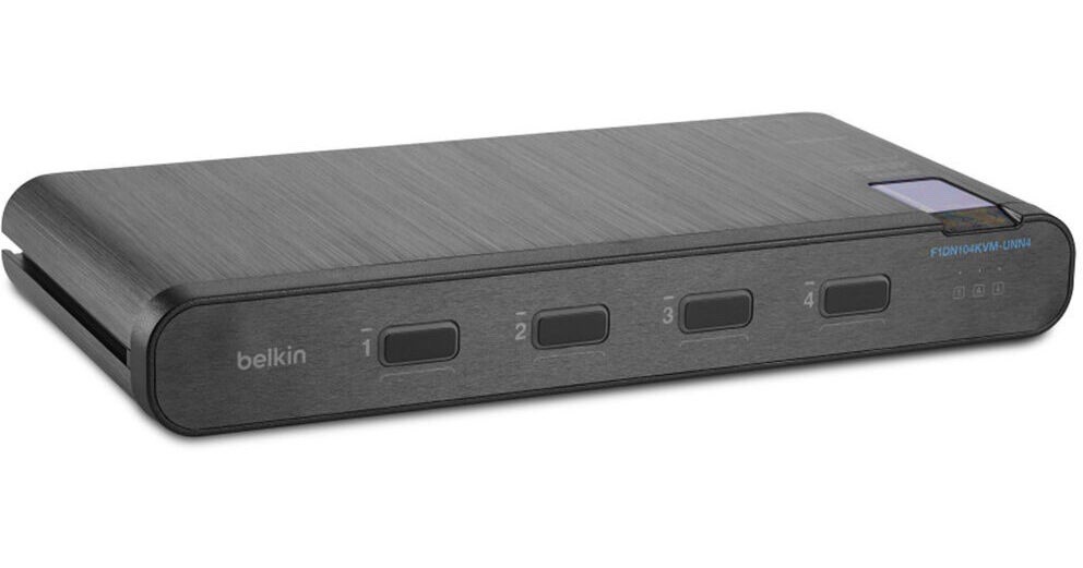 Belkin F1DN104KVM-UNN4 Universal Secure KVM Switch - Tamper Resistant
