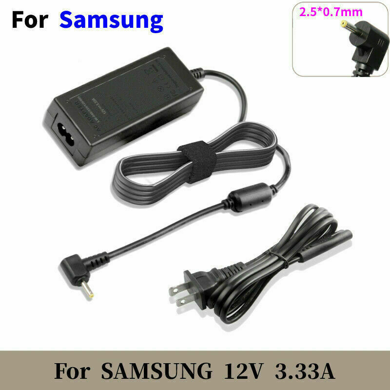 12V 3.33A AC Adapter Power Cord Charger for Samsung Laptop Chromebook Xe303c12