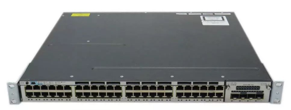 Cisco WS-C3750X-48PF-S 48 Port Gigabit Ethernet PoE Stackable Switch