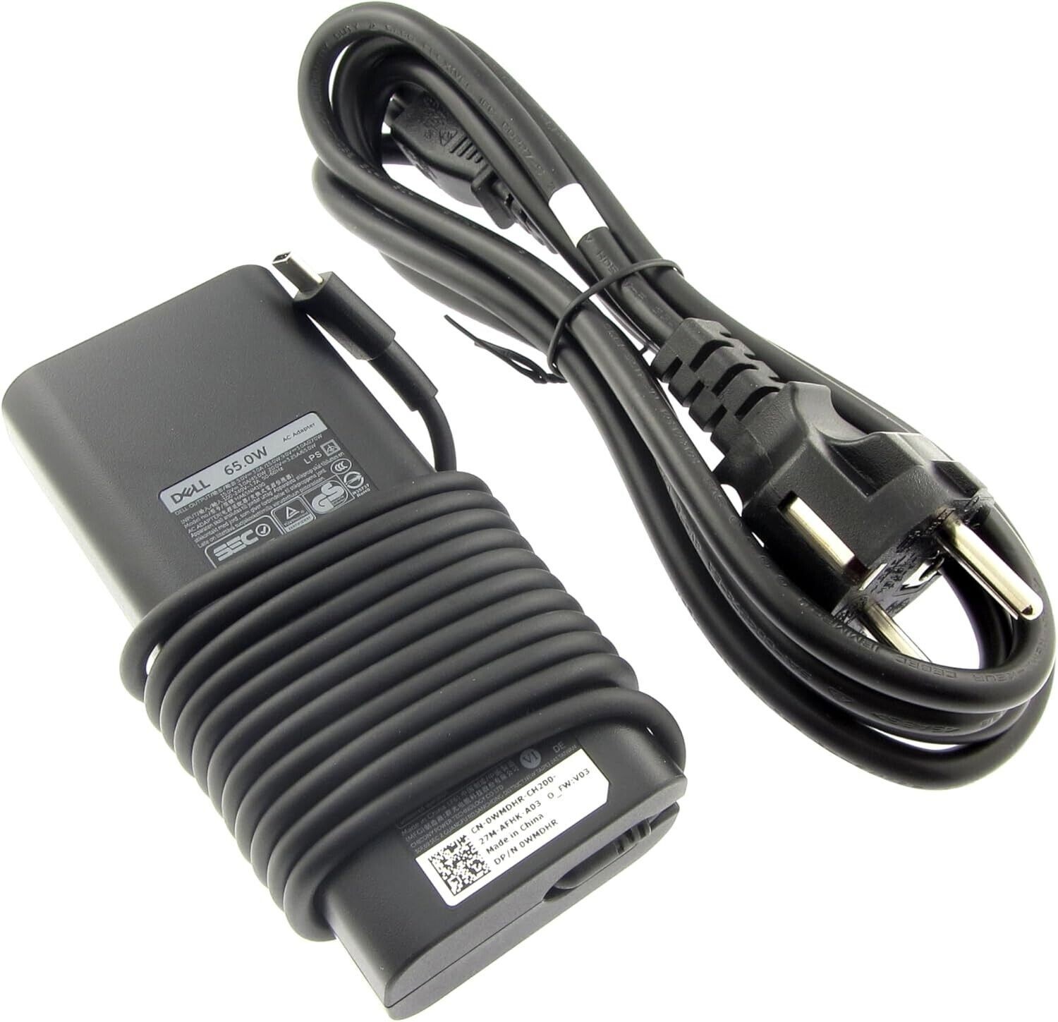 100 × OEM 65W 20V USB-C AC Adapter For Dell Latitude 7370 7280 7480 9FNYW 24YNH