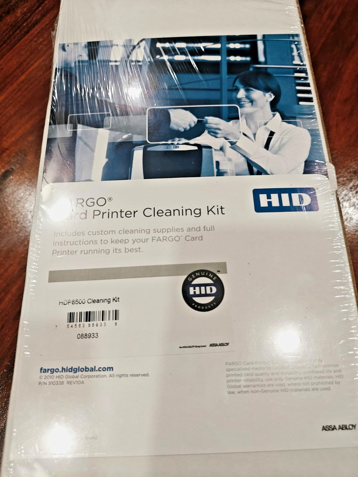 HID Fargo 088933 ID Card Printer Cleaning Kit for HDP6600 HDP8500