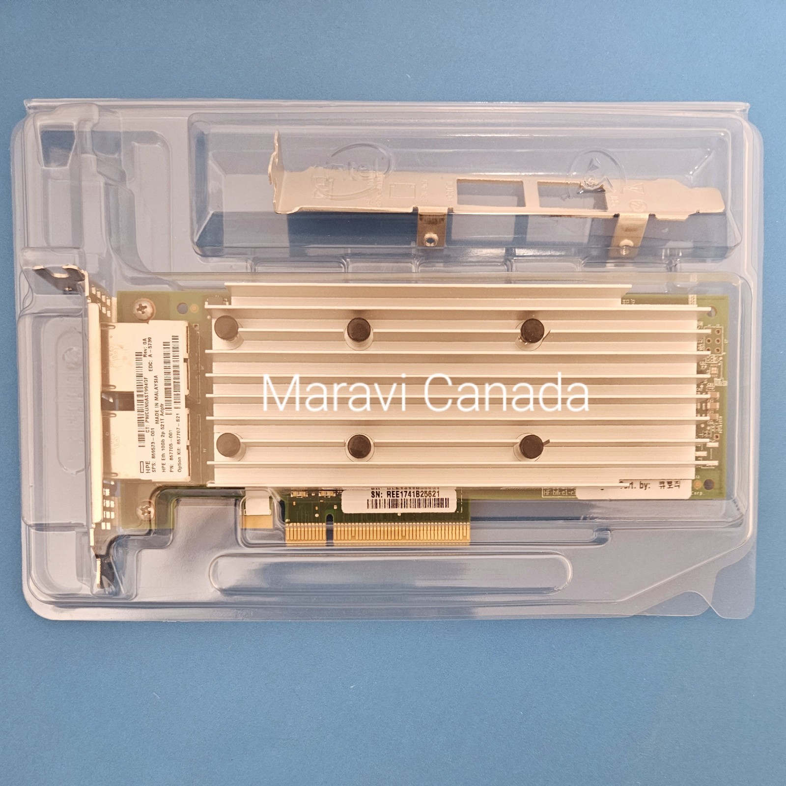 HP HPE 521T Dual 2-Port 10GB Ethernet RJ-45 PCIe Adapter QL41122HLRJ 869573-001