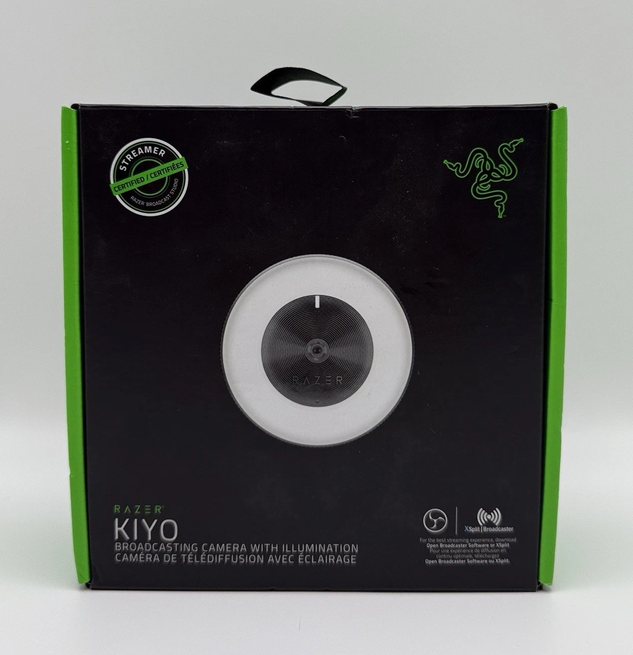Razer Kiyo Webcam Full HD 1080p Streaming Camera w/ Ring Light (New Open Box)