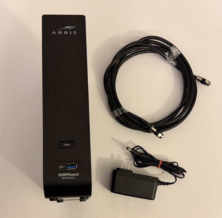 Arris Surfboard SBG7600AC2 Cable Modem Wifi Router