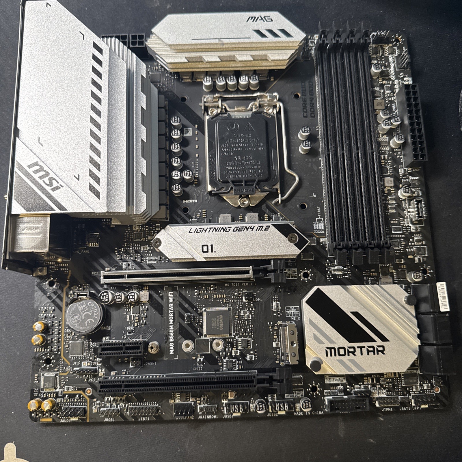 MSI MAG B560M MORTAR WIFI LGA 1200 10th/11th Intel Micro ATX Motherboard (Read)