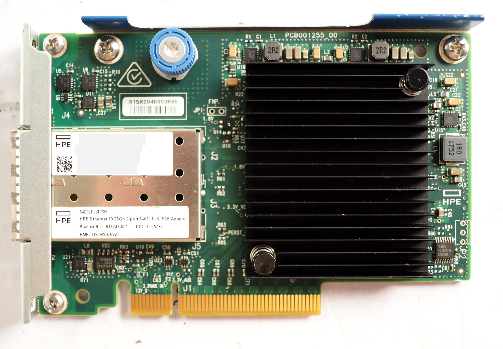 HPE ETHERNET 10/25GB 2 PORT 640FLR-SFP28 817747-001 NETWORK ADAPTER