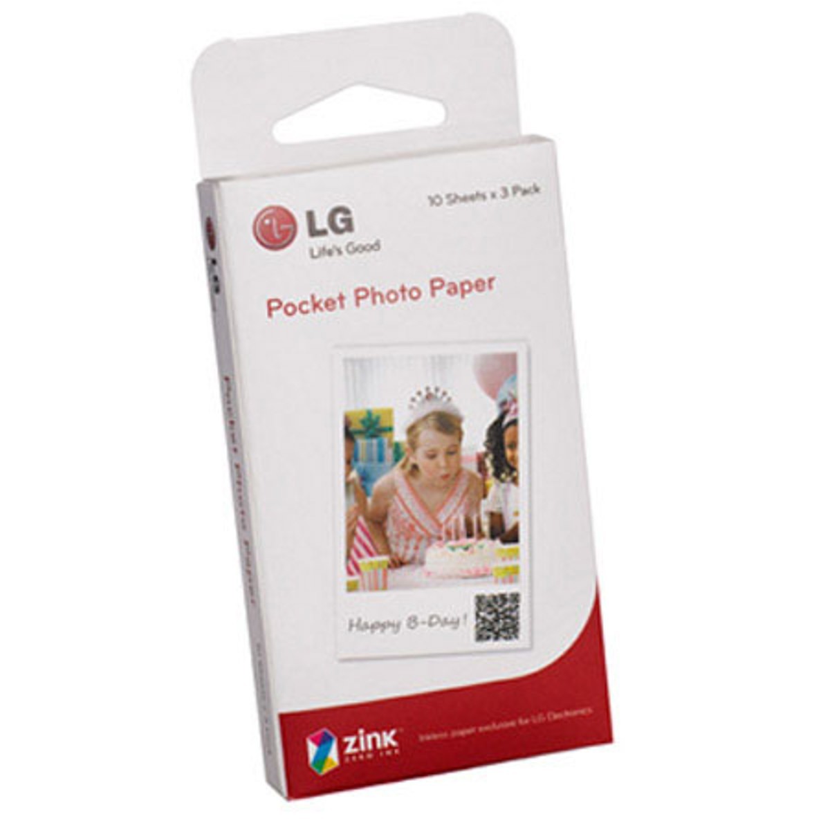 LG OEM Zink 30 Sheets 2"x3" Photo for Pocket Printer PD261 251 269 221 233 239