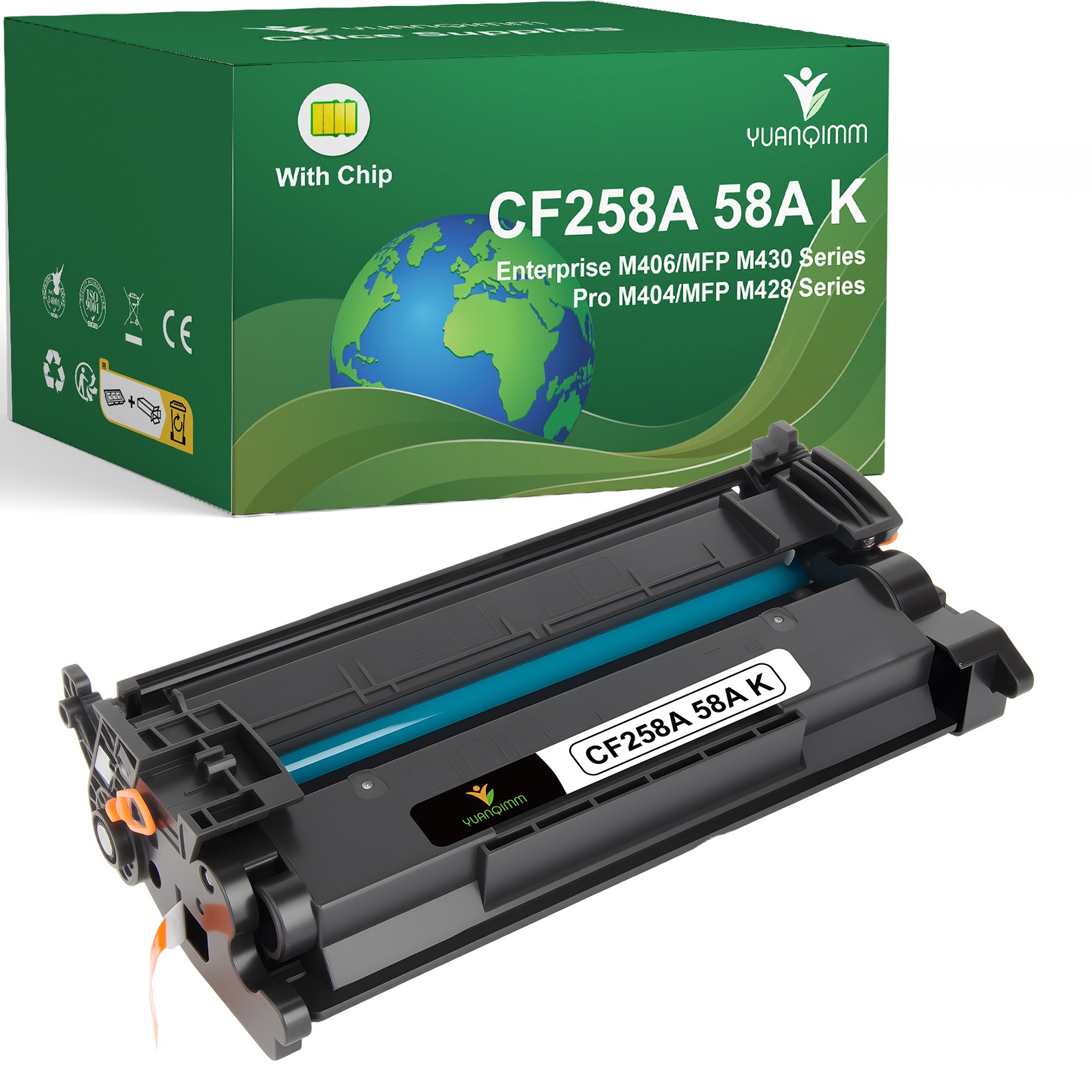 CF258A 58A CF258X 58X Toner Cartridges With Chip for HP LaserJet Pro MFP M428fdw