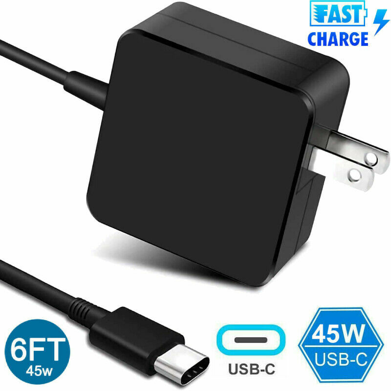 for Samsung Chromebook Plus XE513C24 XE521QAB PA-1300-87 Laptop Adapter USBC 45W