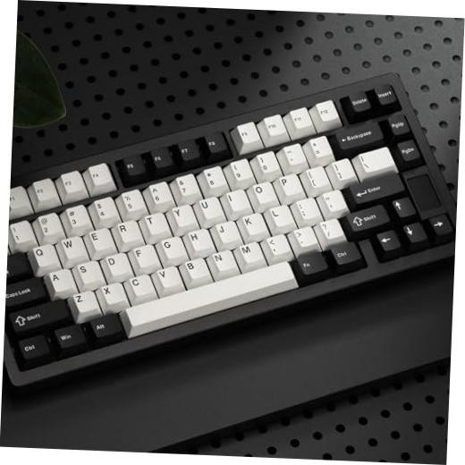 Chilkey ND75 Aluminum Keyboard - 75% Percent 1.6mm PCB - Non Flex Cut - Black