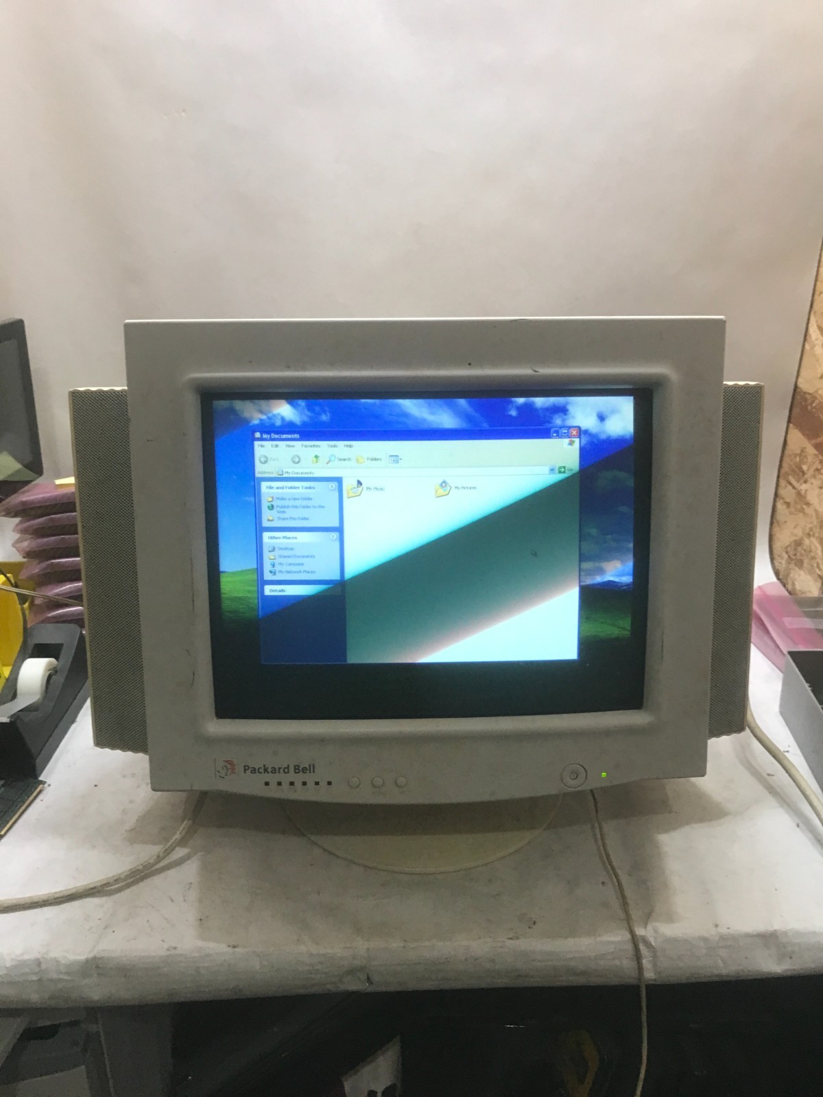 Vintage Packard Bell Model 2020 With Speakers Tested & Working MFG 1995 - DW