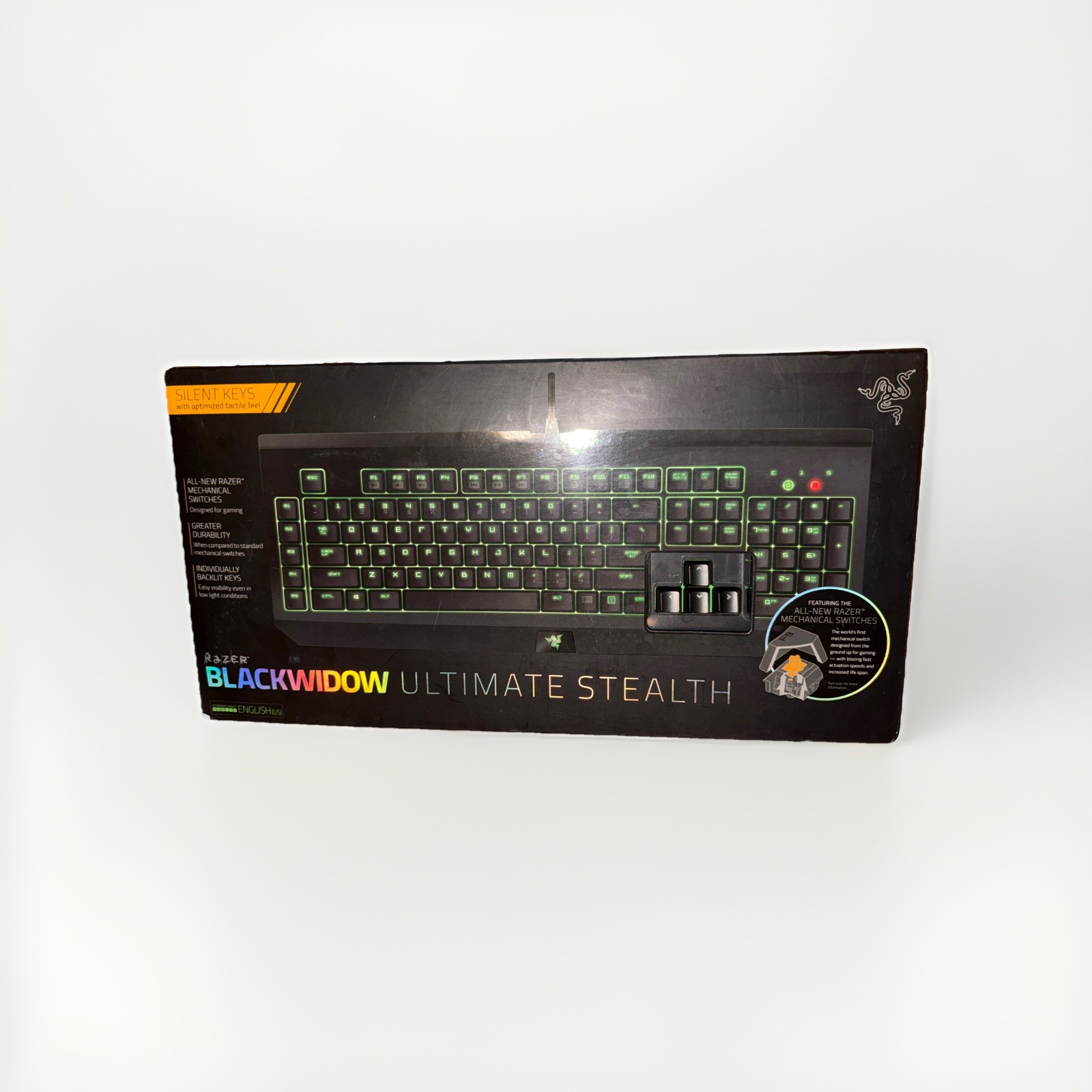 DEFECTIVE Razer BlackWidow Ultimate Stealth 2016 JP Gaming Keyboard RZ03 G3D