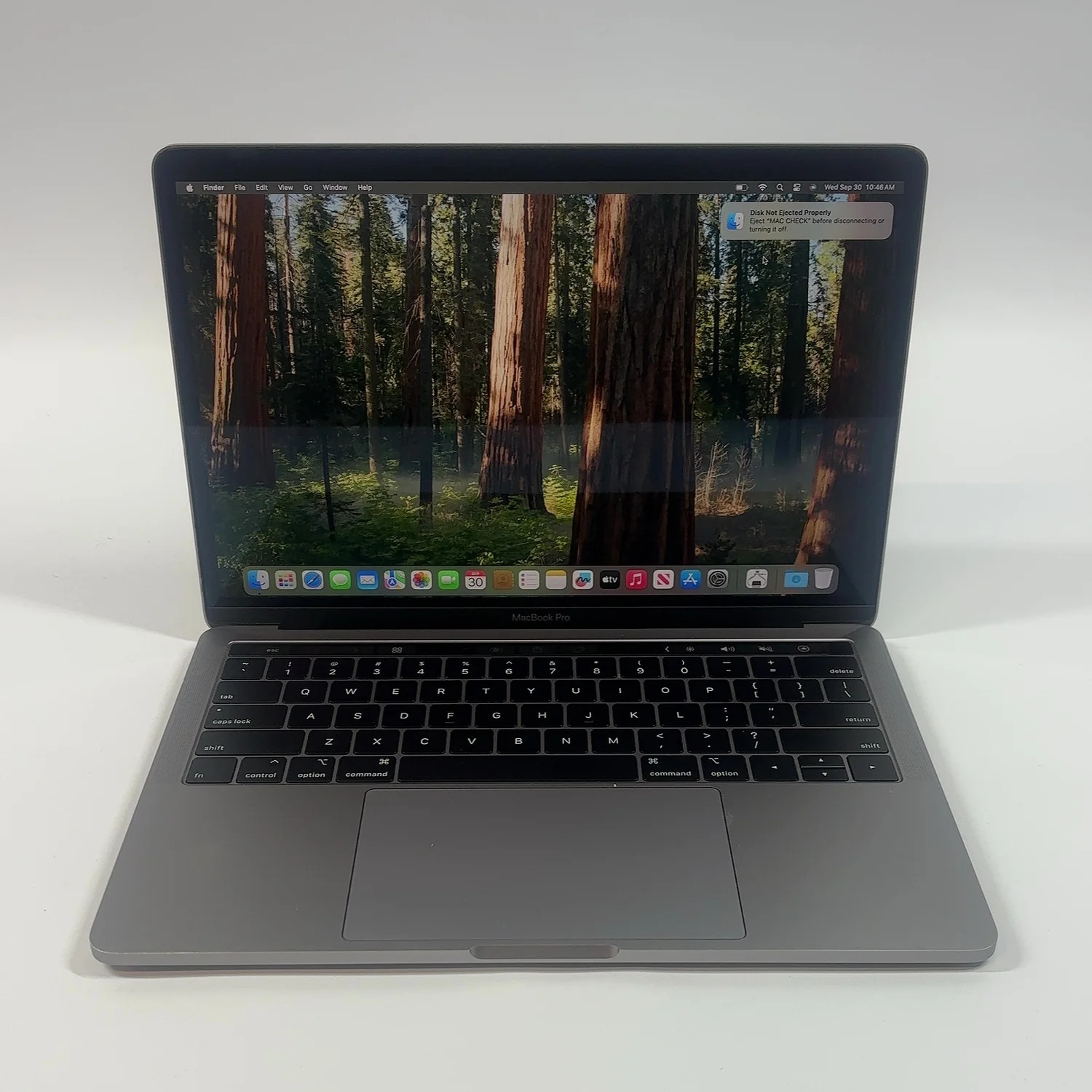 2018 Apple MacBook Pro 13.3" i5 2.4GHz 8GB RAM 512GB SSD Space Gray A1989