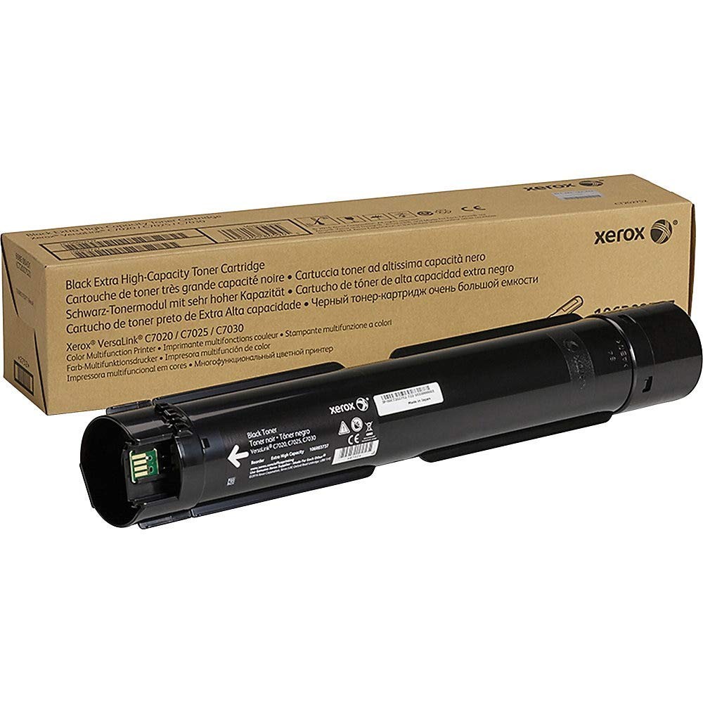Genuine Xerox 106R03737 Black Toner, Brand New Sealed Box, We Ship Fast