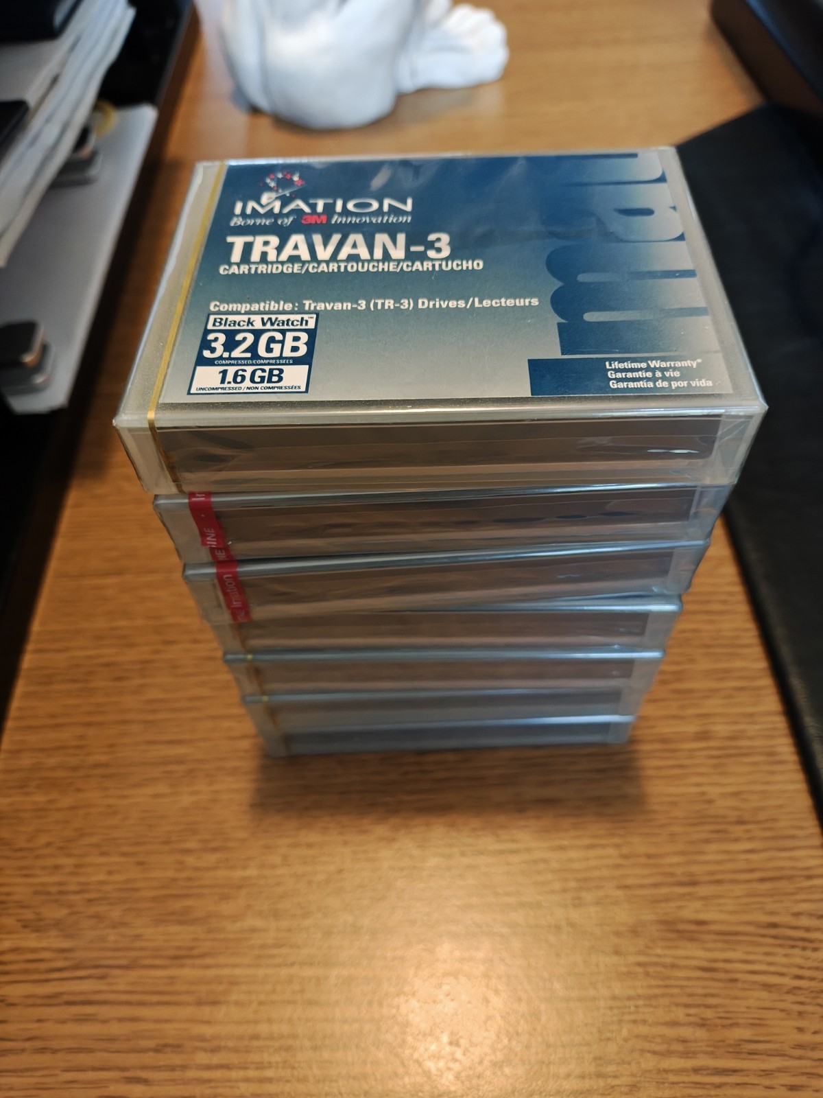 IMATION 3M TRAVAN-3 Factory Sealed Cartridge TR-3 Drives 3.2GB