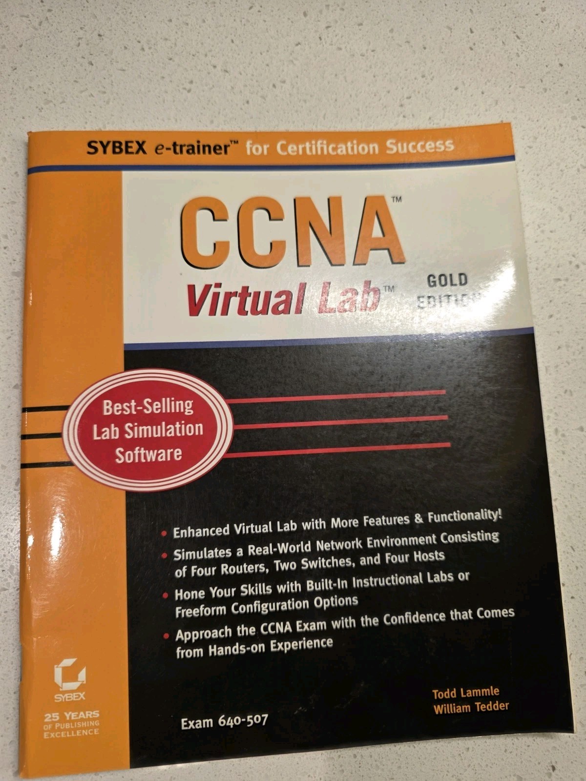 Sybex CCNA Virtual Lab e-Trainer Exam 640-507 Todd Lammle Network -Gold