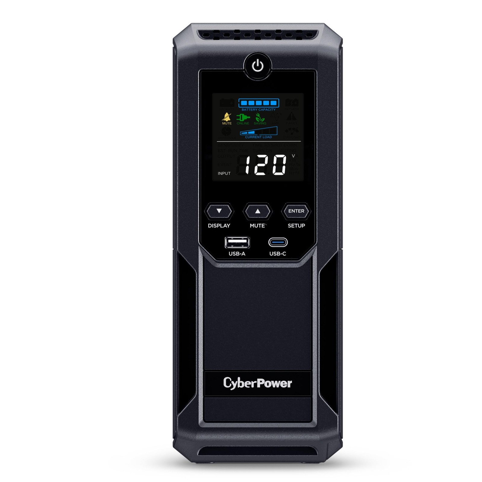 CP1500AVRLCD3 Intelligent LCD UPS Battery Backup and Surge Protector, 1500VA/...