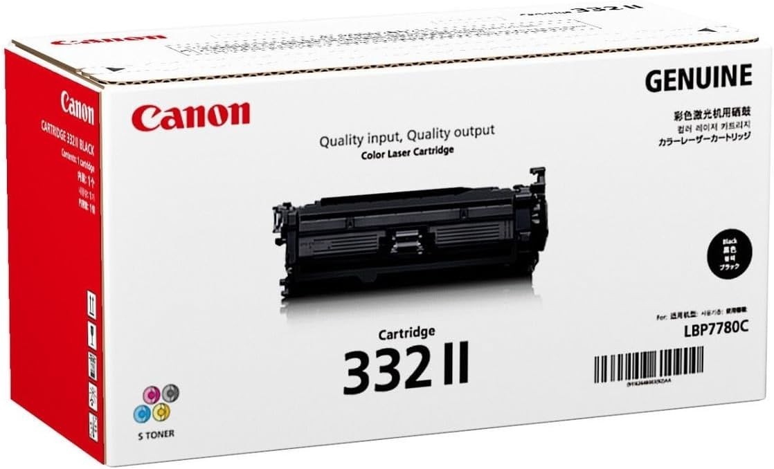 Canon Genuine Toner, Cartridge 332 Black, High Capacity (6264B012), 1 Pack C....