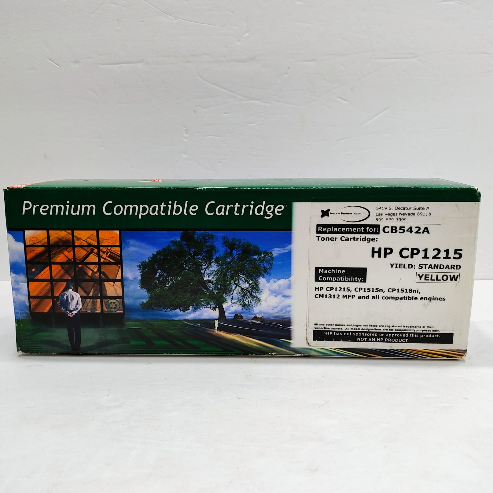 PREMIUM HP COMPATIBLE TONER. YELLOW, PART #500-CB542A CP1215  CP1515n CP1518ni