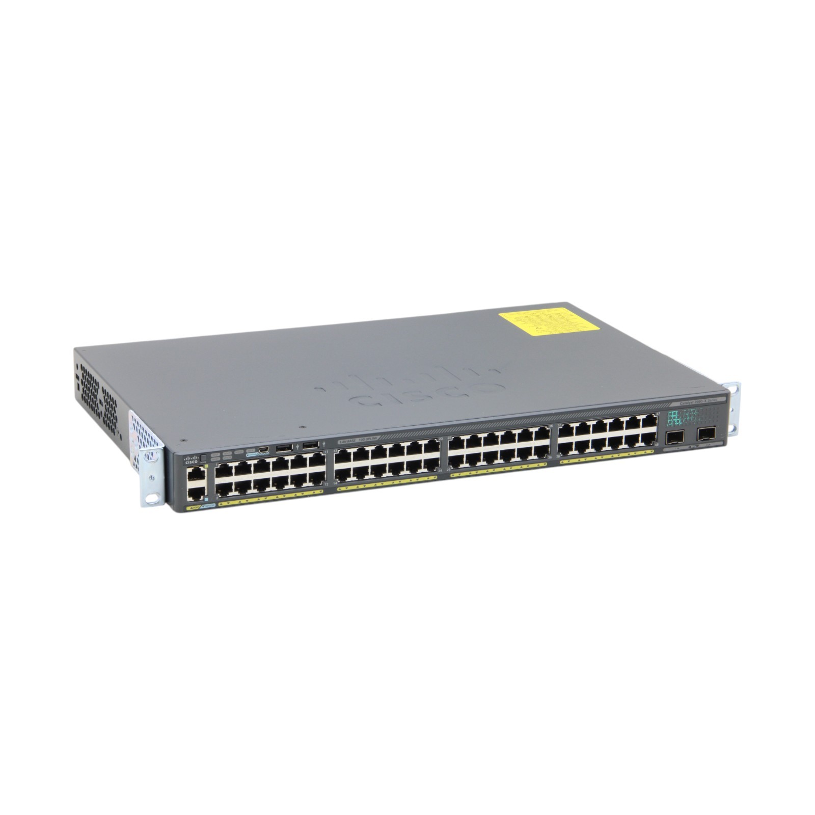 Cisco WS-C2960X-48TD-L 68-100466-02 48-Port RJ-45 2x 10GbE SFP+ Managed Switch