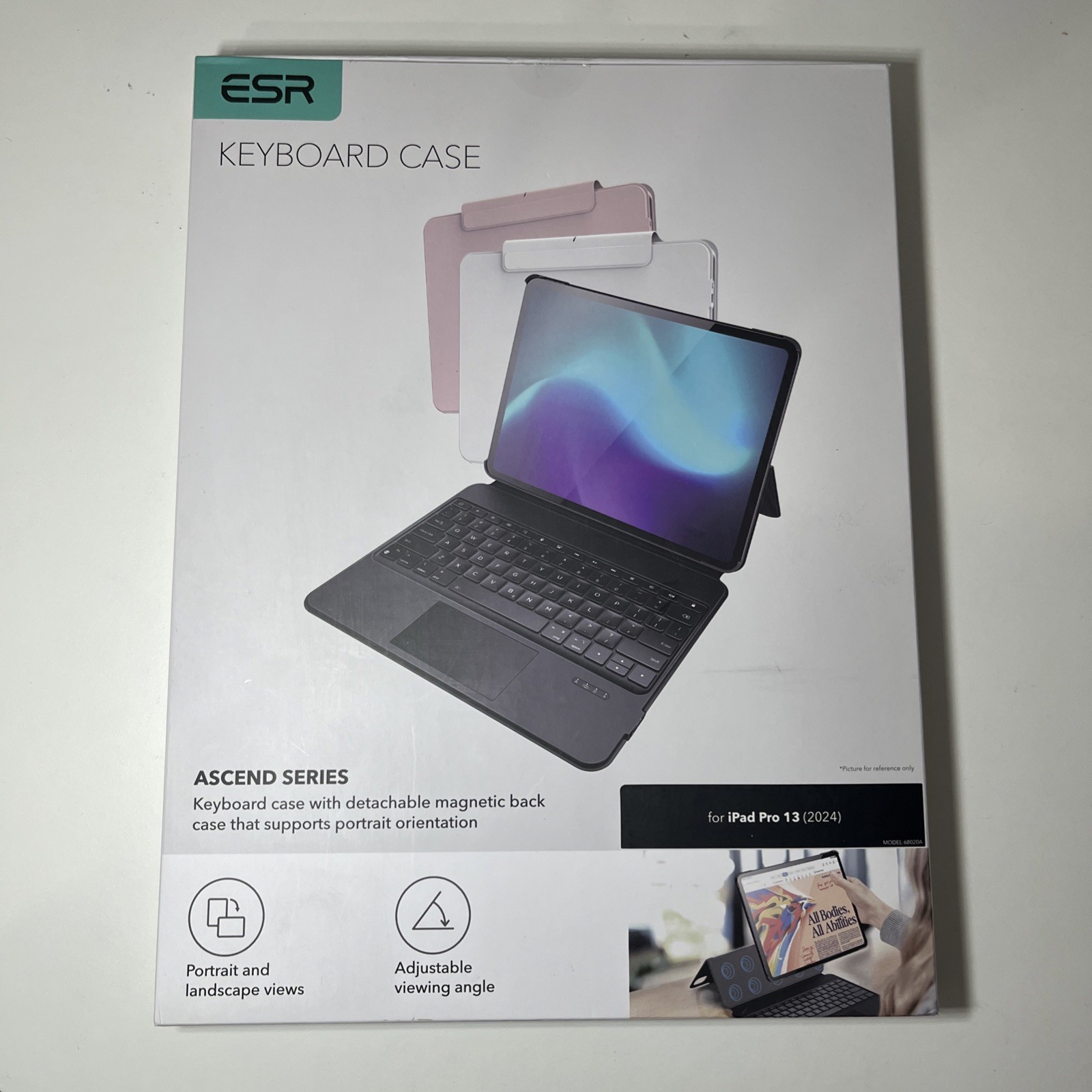 ESR Ascend for iPad Pro 13 Inch 2024, Keyboard Case with Trackpad