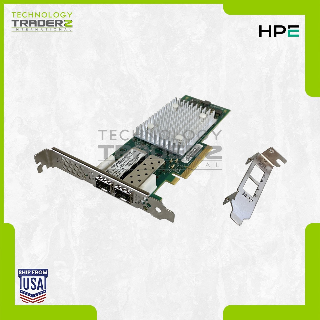 P9D94A HP SN1100Q 16G 2-Port FC HBA QLE2692-HP 853011-001 W/ Both Bracket