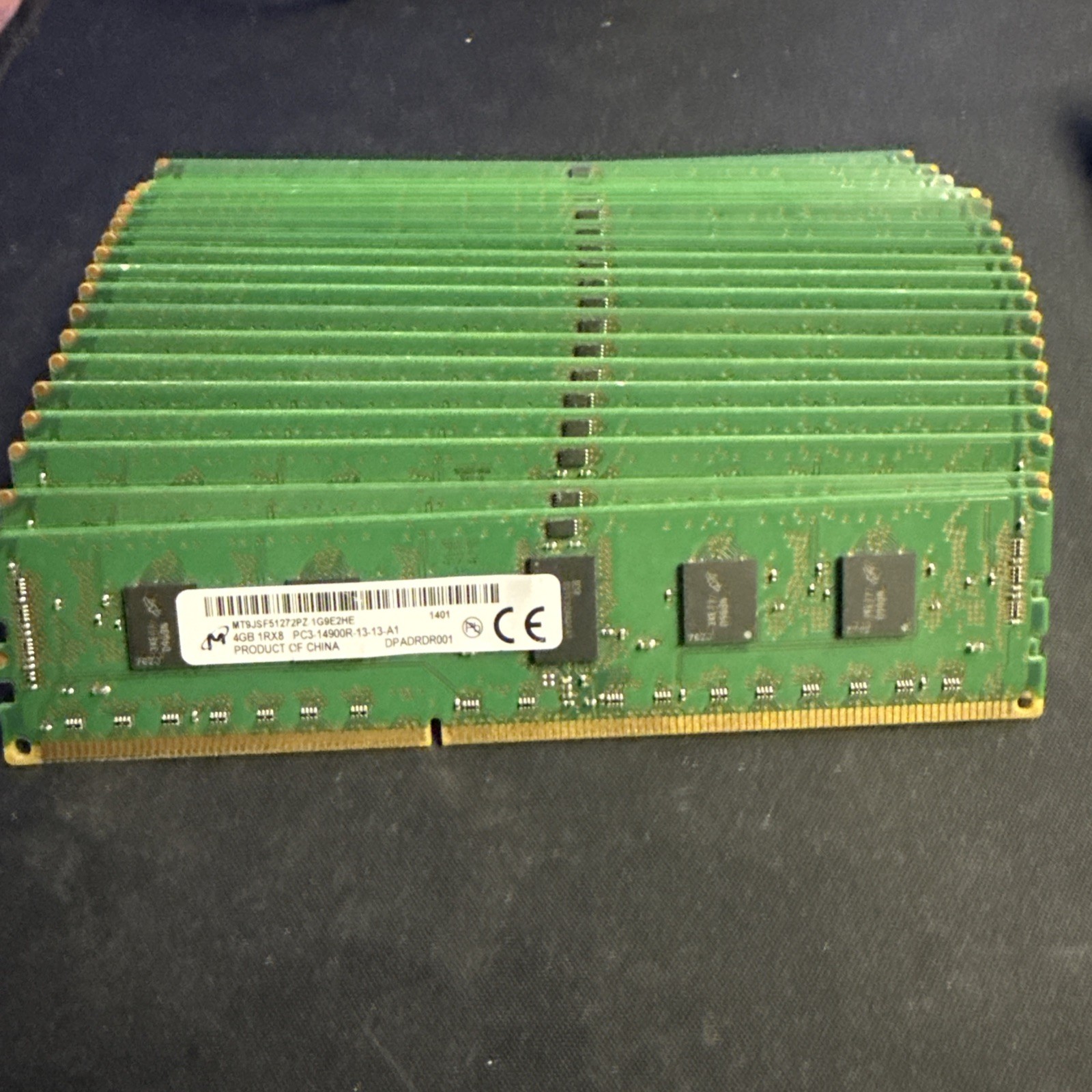 Micron 4GB 1Rx8 PC3-14900R-13-13-A1 ECC REG Server Memory MT9JSF51272PZ-1G9E2HE