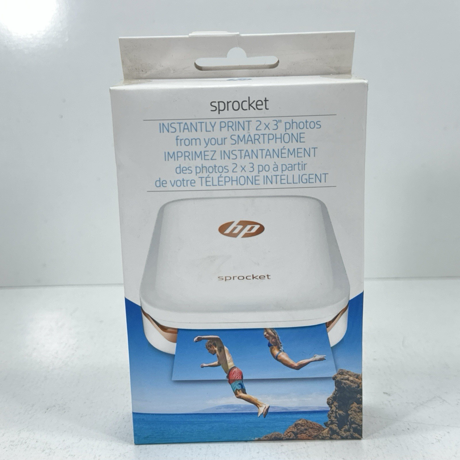 HP Sprocket 100 ZINK 2x3 Portable Bluetooth Color Photo Printer X7N07A - New