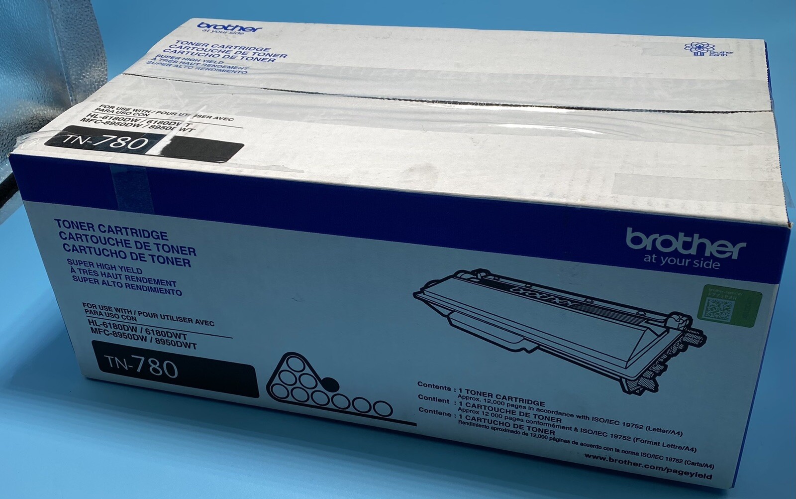 Brother Genuine TN780 Super High-yield Mono Laser Toner Cartridge