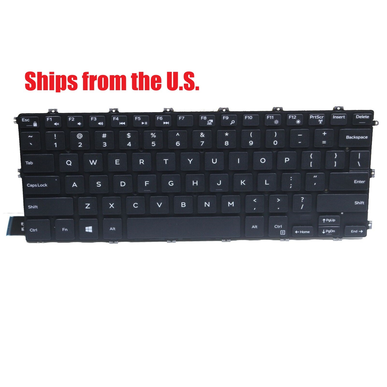 For Dell  P76F001 US Keyboard New Original Non-Backlit